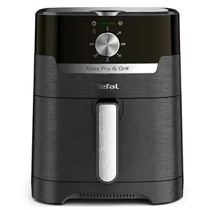 Friteuza Tefal Easy Fry & Grill EY501815, 1400W, Functie grill, Temperatura ajustabila, Capacitate 4.2L (Negru/Argintiu)