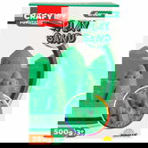 Nisip kinetic, Crafy, Play Sand, 500g, Verde