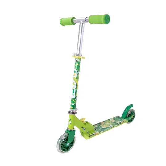 Trotineta cu 2 roti, Evo, Light Up Inline Scooter, Dinozauri