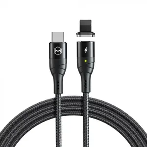 Cablu de date Mcdodo Breeze Series Magnetic Pro, USB Type-C - Lightning, PD, 20W, 1.2m