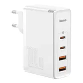 Incarcator Retea Baseus GaN2 Pro CCGAN2P-L01, Quick Charge, 2 x USB Type-C, 2 x USB, 100W (Alb)