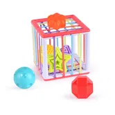 Jucarie bebelusi, Minibo, Cub cu forme colorate