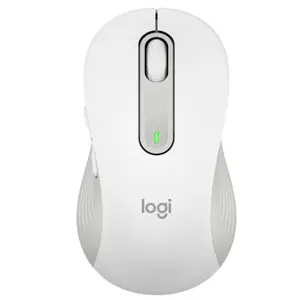 Mouse Wireless Logitech Signature M650 Left, USB, 4000 dpi, recomandat pentru mana stanga (Alb)