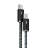 Cablu pentru incarcare si transfer de date Baseus Dynamic, 2x USB Type-C, 100W, 1m, Gri