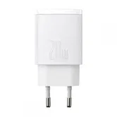 Incarcator retea Baseus CCXJ-B02, USB/USB-C, Quick Charge 3.0, Power Delivery 3.0, 20W, Alb