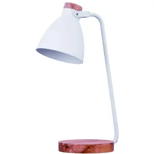 Lampa de birou Maxcom ML110 Malmo, E27, 40W, 100-240V (Alb)