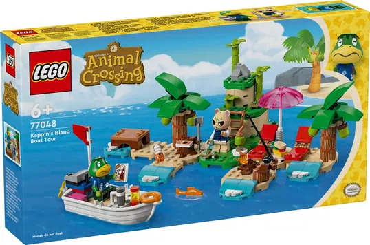 LEGO® Animal Crossing - Turul de insula in barca al lui Kapp'n (77048)