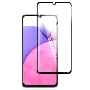 Folie Sticla Lemontti Full Fit pentru Samsung Galaxy A33 5G (Negru)