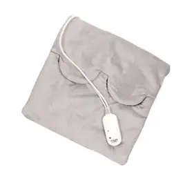 Perna cu incalzire electrica Adler AD 7403, 38x38cm, Deschizatura pentru maini sau picioare, 2 trepte temperatura (Gri)