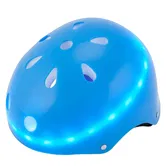 Casca de protectie cu led Magic, Action One, marimea M, Albastru