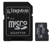 Card de memorie Kingston Industrial microSD, 8GB, UHS-U3, Clasa 10 + adaptor SD