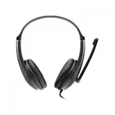 Casti Stereo Canyon CNS-CHSU1B, Microfon, USB (Negru)
