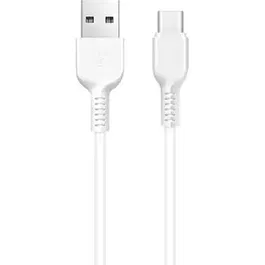 Cablu de date Hoco X20 Flash, USB - USB Type-C, 1m, 2A, Alb