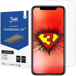 Folie Protectie 3MK FlexibleGlass Lite pentru Apple iPhone 11, Sticla Flexibila, 0.16mm (Transparent)
