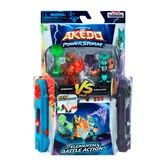 Set 2 figurine Akedo, Power Storm, Burndown Vs Shread Head, S4