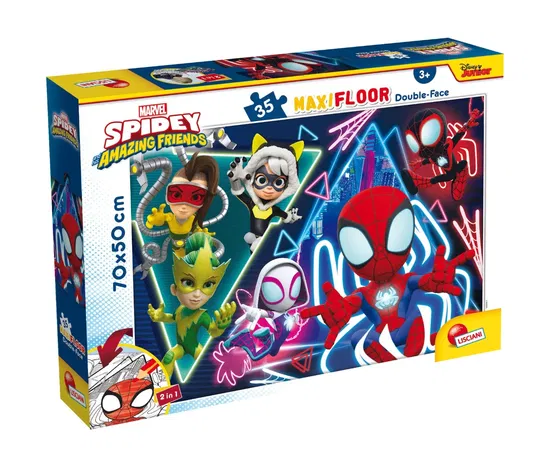 Puzzle de podea, Lisciani, Marvel Spidey, Maxi, 35 piese