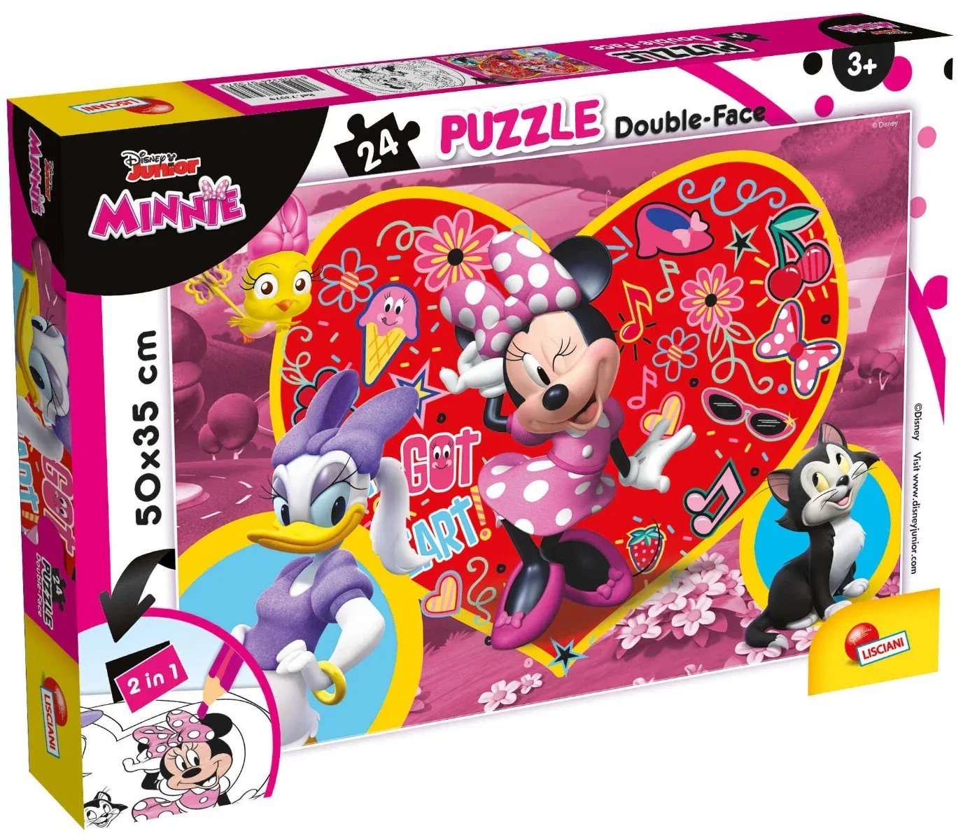 Puzzle Lisciani, Disney Minnie Mouse, Plus, 24 piese