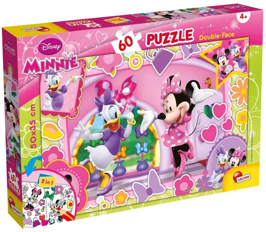 Puzzle Lisciani, Disney Minnie Mouse, Plus, 60 piese