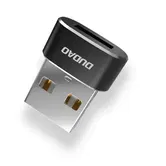 Convertor USB tip C la conector adaptor USB, Dudao, Negru