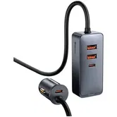 Incarcator auto Baseus Share Together CCBT-A0G, Quick Charge, 120W, 2 x USB, 2 x USB Type C, Gri