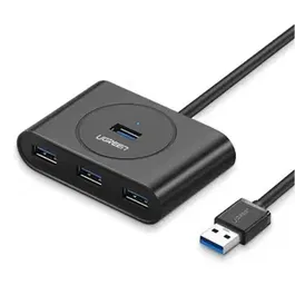 HUB USB Ugreen 4 in 1, 4 x USB 3.0, 0.5m