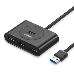 HUB USB Ugreen 4 in 1, 4 x USB 3.0, 0.5m