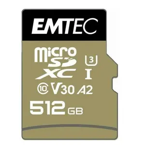 Card de memorie Emtec microSDXC, 512GB, UHS-I U3, A2, V30, Clasa 10