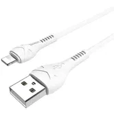 Cablu de date HOCO X37, USB - Lightning, 1 m, Alb