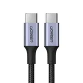 Cablu de date Ugreen 6957303874279, USB-C - USB-C, 5 A, 100 W, 1 m, Gri