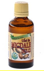 Ulei de Migdale dulci presat la rece, 50 ml, Herbavit