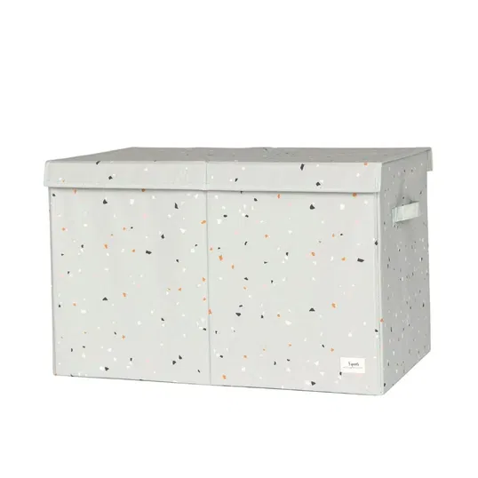Cufar pliabil pentru camera copiilor, 3 Sprouts, material reciclat, Terrazzo Verde