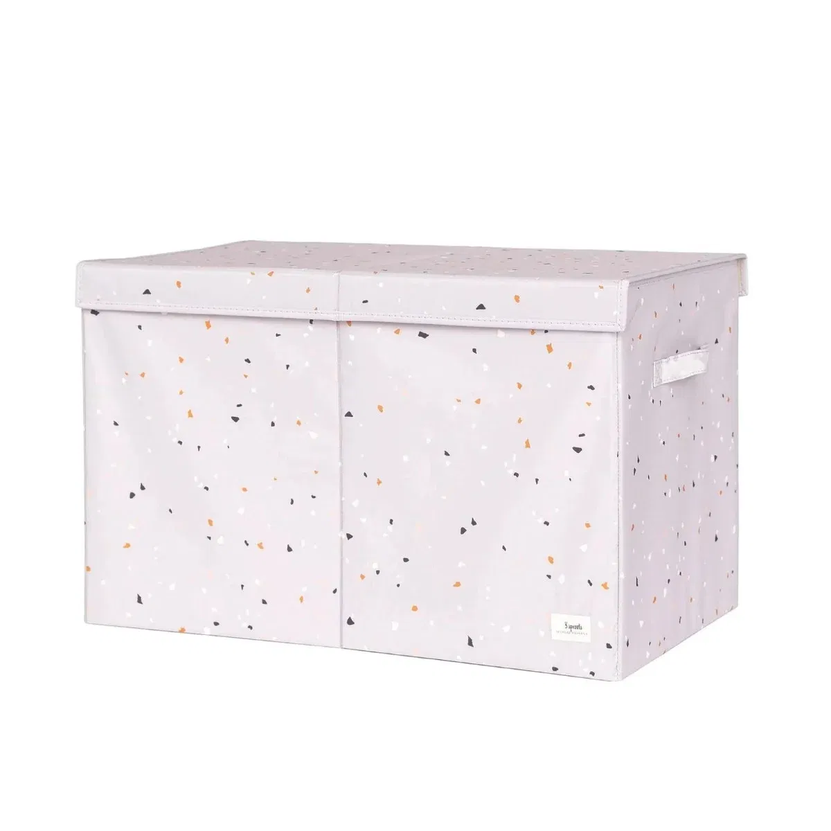 Cufar pliabil pentru camera copiilor, 3 Sprouts, material reciclat, Terrazzo Gri