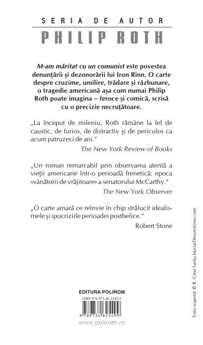 M-am maritat cu un comunist | Philip Roth