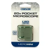 Microscop portabil cu breloc, marire 20x, Carson, MicroMini, Safari