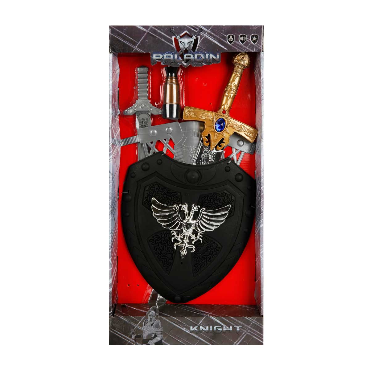 Set pentru cavaler, Paladin, Scut protectie si sabie