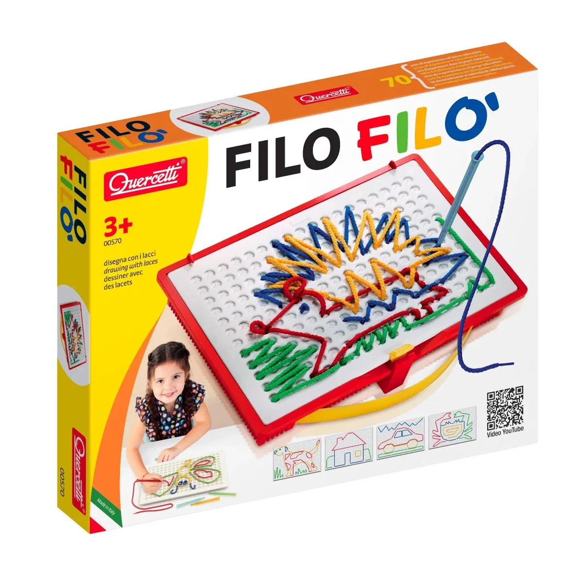 Joc creativ cu sireturi, Quercetti