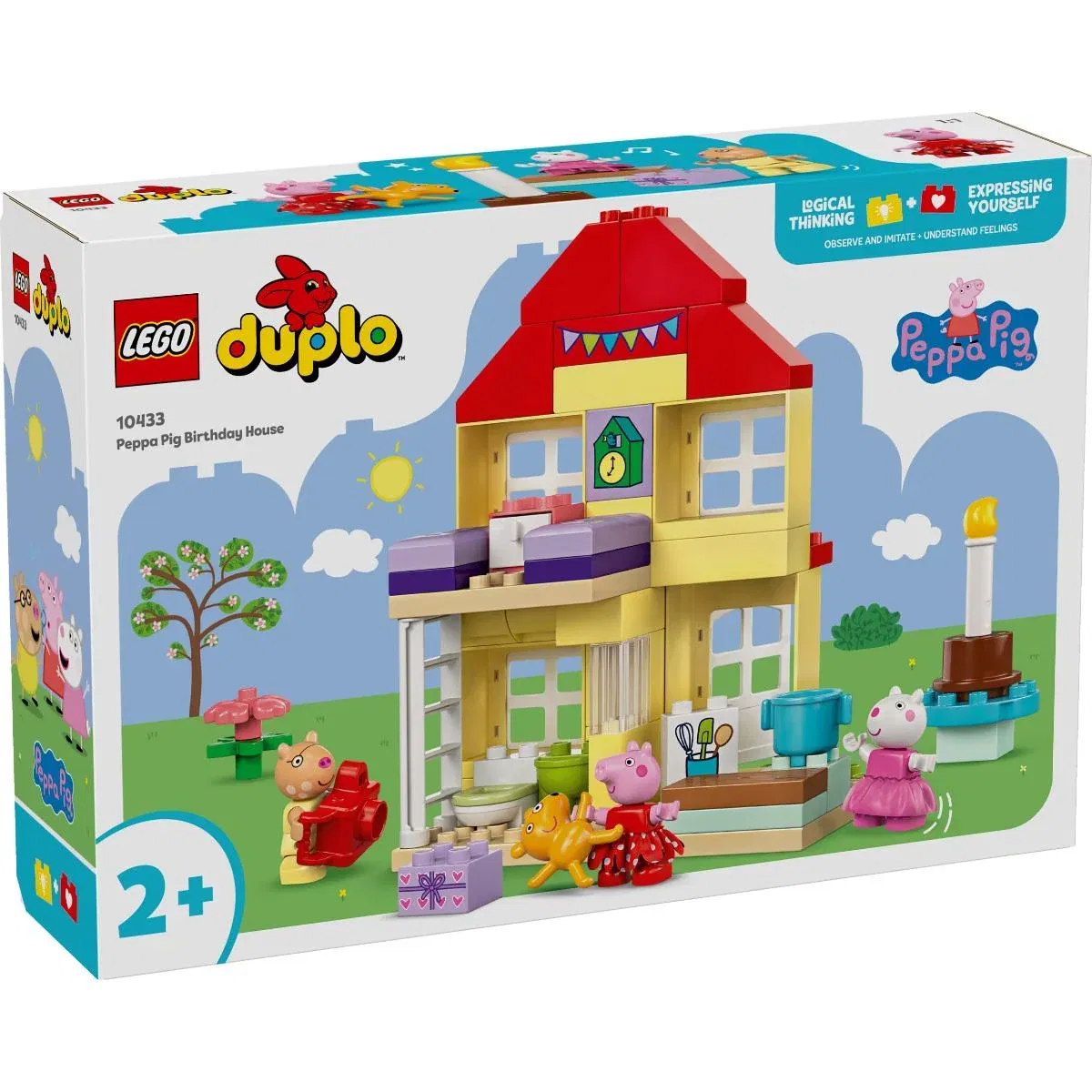 LEGO® DUPLO® - Casa aniversara a Purcelusei Peppa (10433)