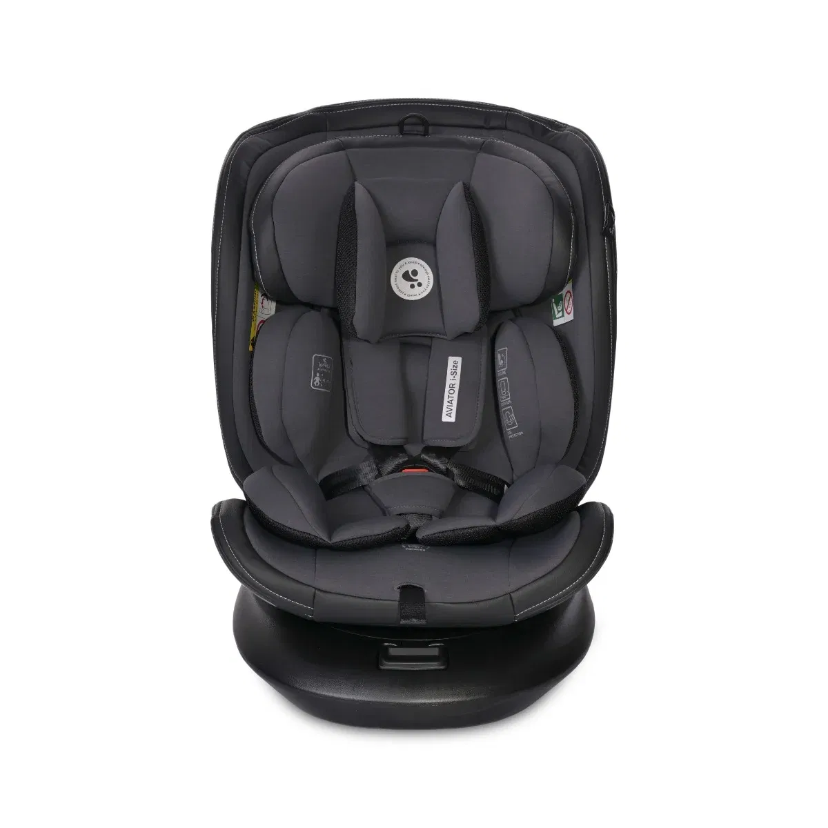 Scaun auto, Lorelli Aviator, Isofix, i-Size, 0 luni-12 ani, 40-150 cm, Grey