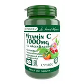 Vitamina C 1000mg cu maceșe și acerola cu portocală, 60 comprimate, Pro Natura