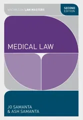 Medical Law, Paperback - Ash Samanta