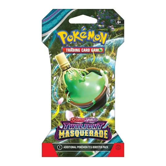 Set 10 cartonase si cod virtual, Pokemon TCG, Sv06 Scarlet & Violet Twilight Masquerade