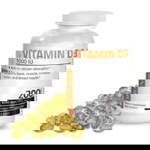 Vitamina D3 1000 UI, 200 capsule, Bronson Laboratories