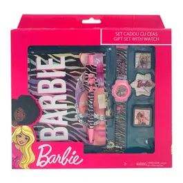 Set cadou cu ceas, Barbie