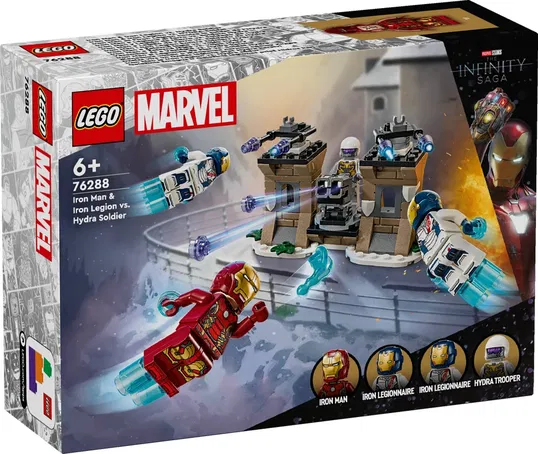 LEGO® Super Heroes - Iron Man si Legiunea de Fier vs. Soldat Hydra (76288)