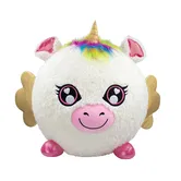Jucarie de plus gonflabila, Little Biggies, Unicorn, Alb