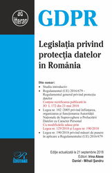 Legislatia privind protectia datelor in Romania | Irina Alexe, Daniel-Mihail Sandru