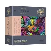 Puzzle Trefl din lemn - Catelusii dragalasi, 501 piese