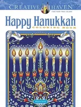 Creative Haven Happy Hanukkah Coloring Book, Paperback - Marjorie Sarnat