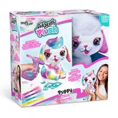 Jucarie de plus de colorat, Airbrush Plush, Puppy
