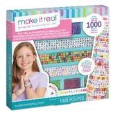 Set de creare bratari, Make It Real, Say Yes Alphabet Bead Bracelet, 1008 piese